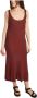 Sessun Rosalba Maxi Jurk Bruin Dames - Thumbnail 1