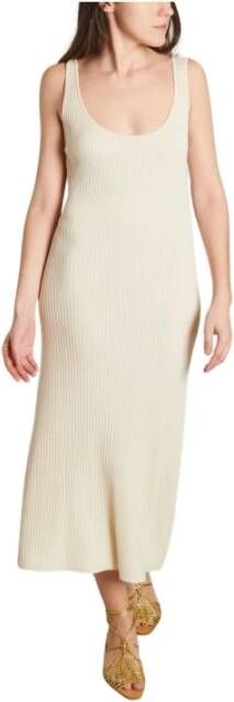 Sessun Rosalba Strapless Maxi Jurk Wit Dames