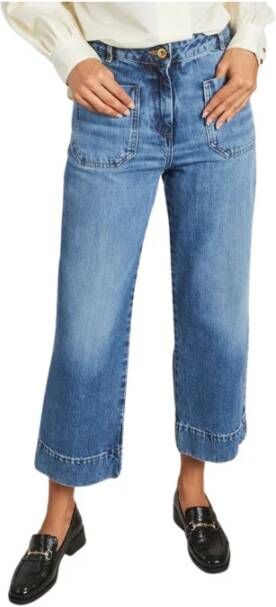 Sessun Seakey O 7 8th A Cut Jeans Blauw Dames