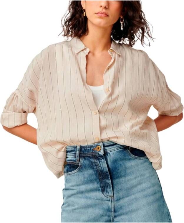 Sessun Overhemd Botan Camisa Sandblack