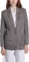 Sessun Vintage Stone Blazer Jas Grijs Dames - Thumbnail 1