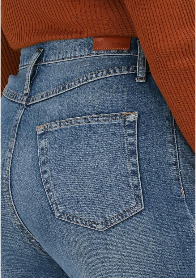 SET Mom Jeans Blauw Blue Dames