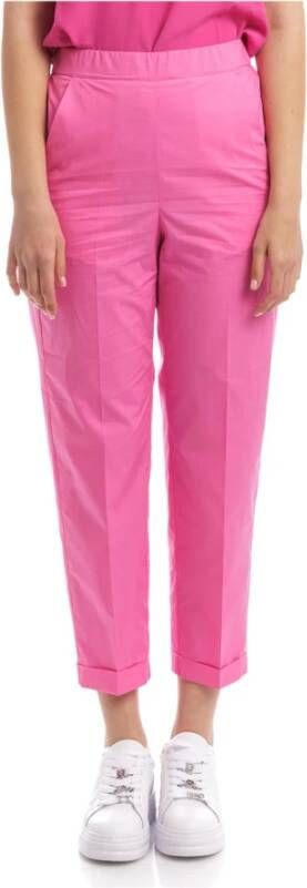 Seventy Cropped Trousers Roze Dames