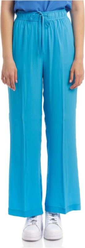 Seventy Leather Trousers Blauw Dames