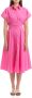 Seventy Effen kleur elastische taille broek White Dames - Thumbnail 13