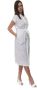 Seventy Shirtwaister-jurk White Dames - Thumbnail 1