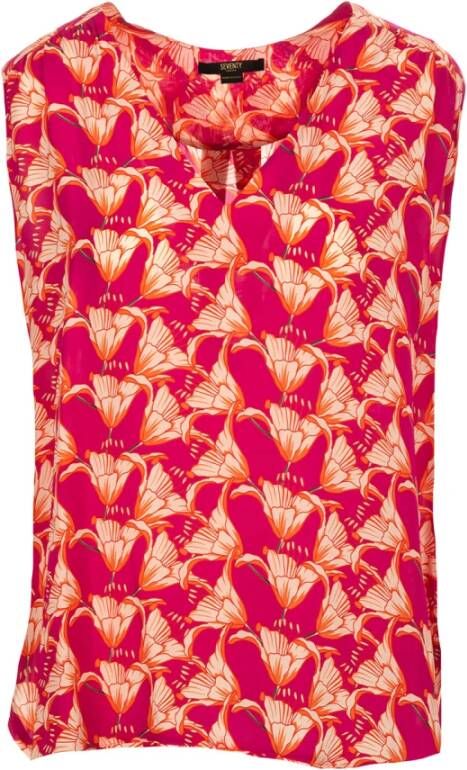 Seventy Sleeveless Tops Roze Dames