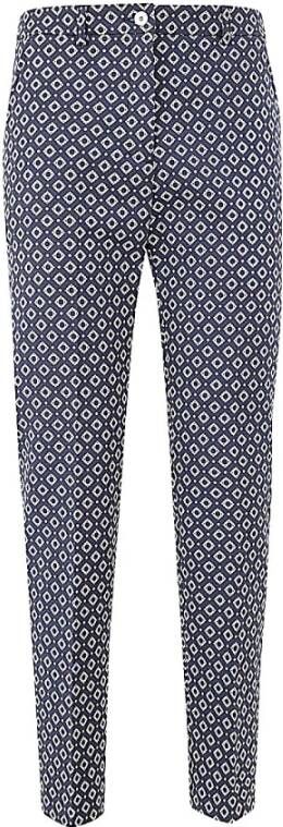 Seventy Slim-fit Trousers Blauw Dames