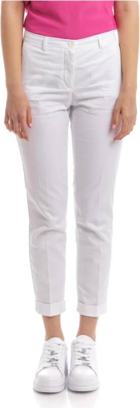 Seventy Slim-fit Trousers Wit Dames
