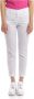 Seventy Effen kleur elastische taille broek White Dames - Thumbnail 11