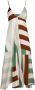 Silvian Heach Elegante Bloemen Midi Jurk Bedrukte onderjurk Pink Green Dames - Thumbnail 3