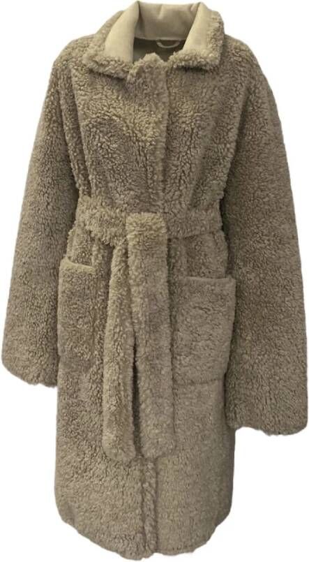 Silvian Heach Beige Damesjas Warm en Stijlvol Beige Dames