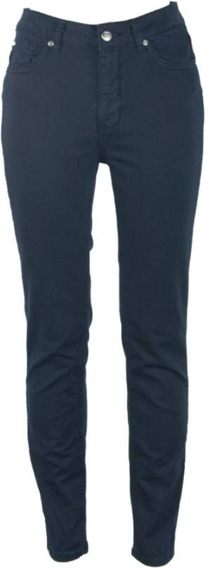 Silvian Heach Blauwe katoenen jeans broek Blauw Dames