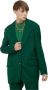 Silvian Heach Sportjas Regular Blazer met Zijzakken Green Dames - Thumbnail 2