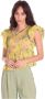 Silvian Heach Bloes met bloemenprint en ruches Multicolor Dames - Thumbnail 5