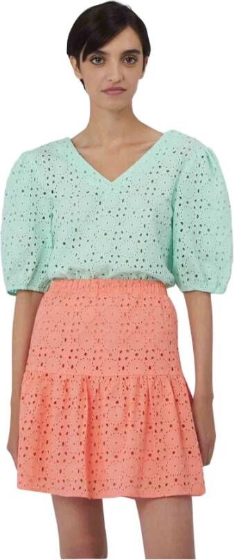 Silvian Heach Blouse overhemd Groen Dames
