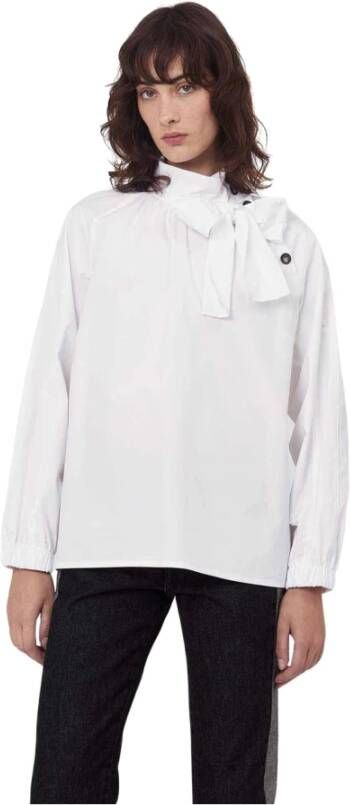 Silvian Heach Blouse with bow at the neck Wit Dames