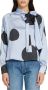 Silvian Heach Oversized Blouse met Polka Dots Multicolor Dames - Thumbnail 1