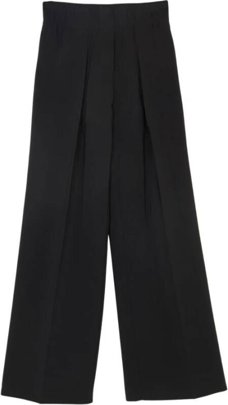 Silvian Heach Brede broek met elastische taille Zwart Dames