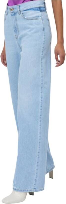 Silvian Heach Brede jeans Blauw Dames