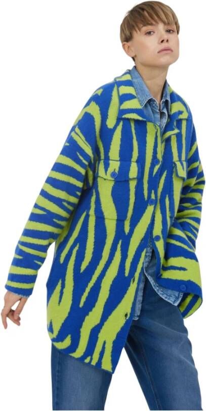 Silvian Heach Zebra vest Blauw Dames