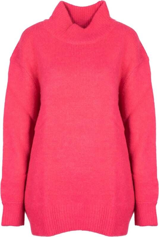 Silvian Heach Comfortabele lange mouw trui Roze Dames