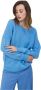 Silvian Heach Crewneck sweater with decoration Blauw Dames - Thumbnail 3