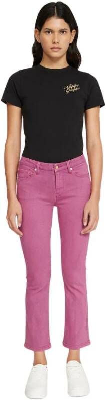 Silvian Heach Jeans met uitlopende trompetzoom Purple Dames