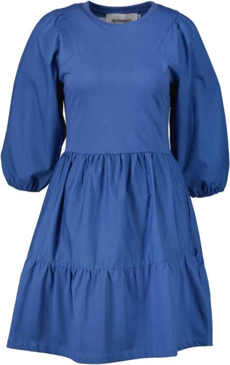 Silvian Heach Blauwe Mini Jurk Gpp23070ve Blue Dames - Foto 8