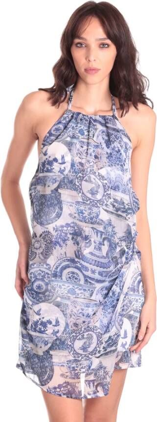 Silvian Heach Dag zomerjurk Blauw Dames