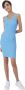 Silvian Heach Daggebreide jurk Blauw Dames - Thumbnail 6