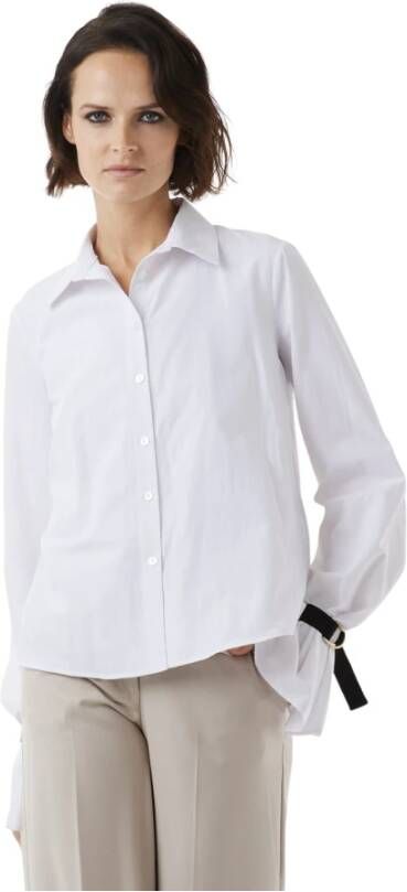 Silvian Heach Decoratieve gesp overhemd White Dames