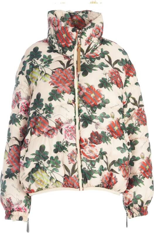 Silvian Heach Oversized bomberjack met afdrukken Wit Dames