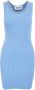 Silvian Heach Daggebreide jurk Blauw Dames - Thumbnail 2