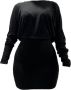 Silvian Heach Short slim dress with neckline Zwart Dames - Thumbnail 1