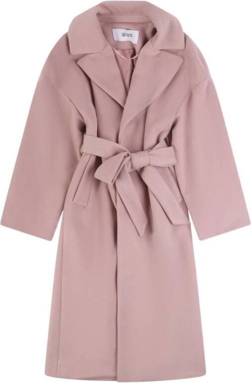 Silvian Heach Gebelde Winterjas Pink Dames