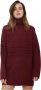 Silvian Heach Stijlvolle Mini Jurk met Golf Patroon Rood Dames - Thumbnail 1