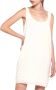 Silvian Heach Ronde hals mouwloze tonale print jurk Beige Dames - Thumbnail 1