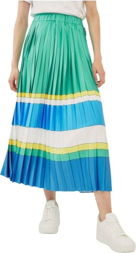 Silvian Heach Geplooide midi rok Groen Dames