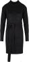 Silvian Heach Gevlochten Gebreide Midi Jurk Black Dames - Thumbnail 3