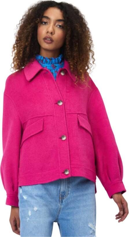 Silvian Heach Light Jackets Roze Dames