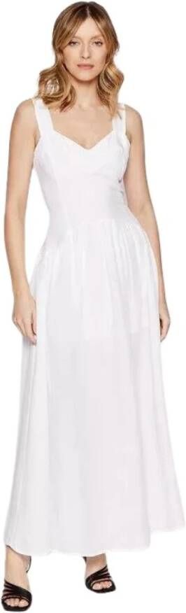 Silvian Heach jurk pgp22129ve Wit Dames