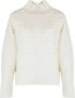 SILVIAN HEACH Dames Truien & Vesten Lupetto M l Sweater Ecru - Thumbnail 2
