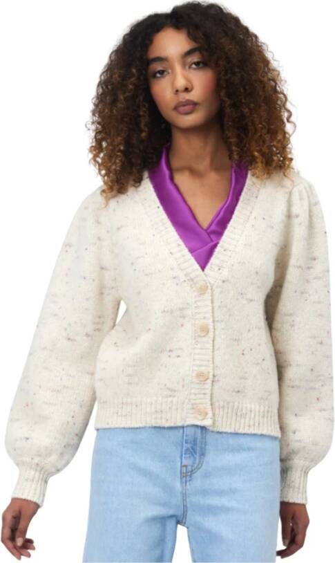 Silvian Heach Kort vest met knoppen Beige Dames