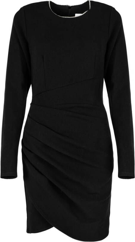 Silvian Heach Korte dagjurk met ritssluiting aan de achterkant Black Dames