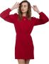 Silvian Heach Korte jurk met ballonmouwen Rood Dames - Thumbnail 4
