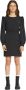 Silvian Heach Korte jurk met elastische taille Zwart Dames - Thumbnail 1