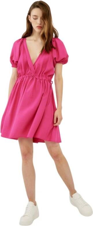 Silvian Heach Korte jurk met wielrok Roze Dames
