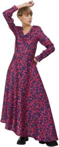 Silvian Heach Long dress with allover animal pattern Roze Dames