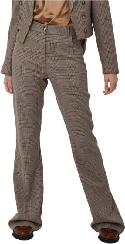 Silvian Heach Mini flare pants Bruin Dames